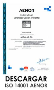 certificado-ISO14001-AENOR-akralab